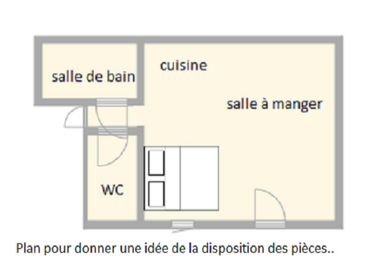 Studio Plain-Pied Apartment Montjaux Ngoại thất bức ảnh